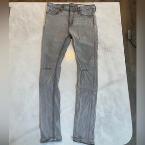 All Saints “Cigarette” Denim Jeans Grey Wash Skinny Fit Size 30 Lightly Worn